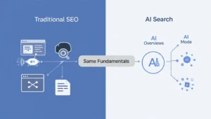 Query fan-out infographic showing how a question about enrollment delays in rare disease studies expands into operational and therapeutic subtopics
