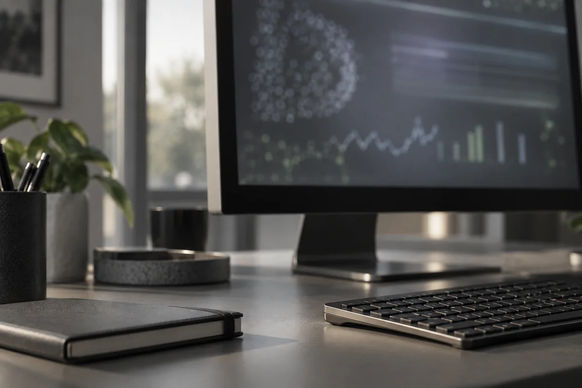 Computational-science workstation shown as an illustrative technical setting.